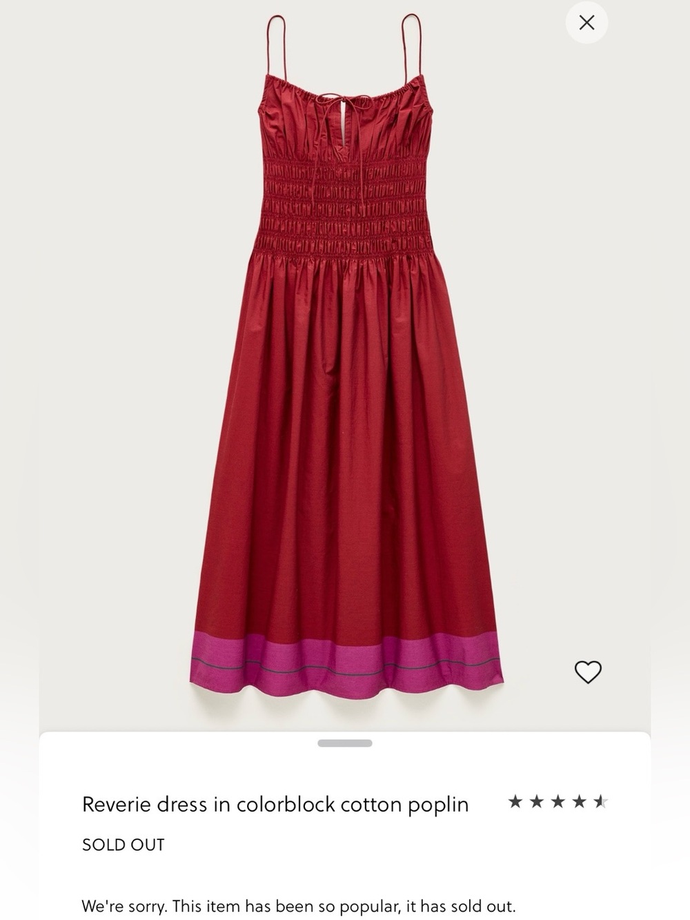 JCrew Reverie Dress in Colorblock Poplin